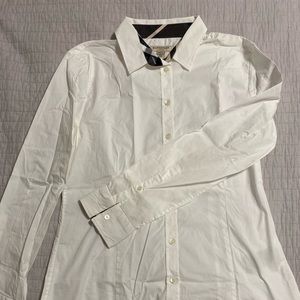 Women’s button down shirt with Burberry signature plaid- size us10